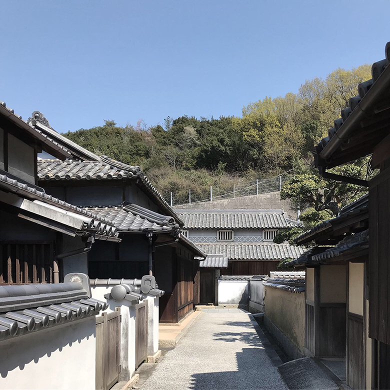 本島　笠島の街並み