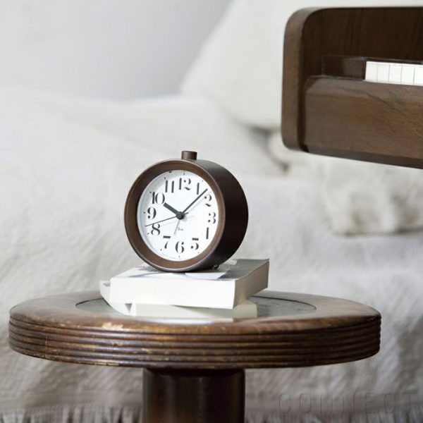 Riki Alarm Clock(リキアラームクロック) 　太字　ブラウン