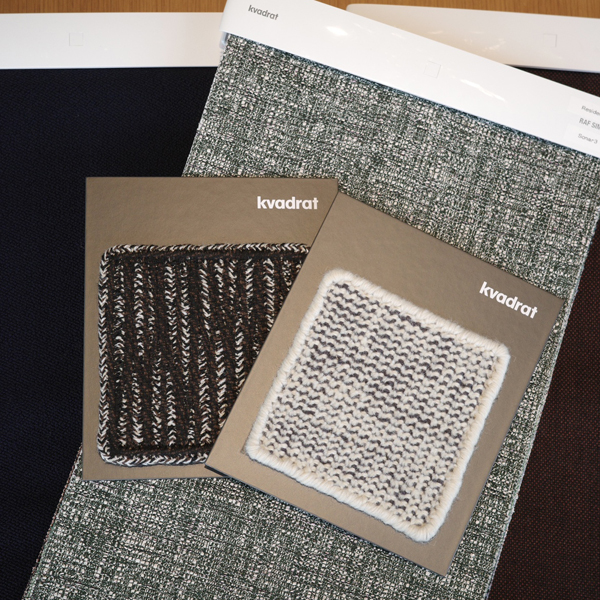 Kvadrat（クヴァドラ）の張地・ラグサンプルの貸出しについて