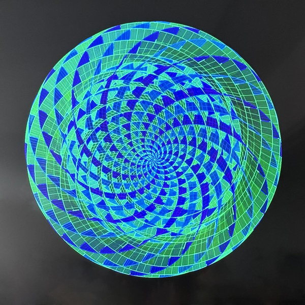 オイヴィン氏がコンピューターを使って構造を研究した図